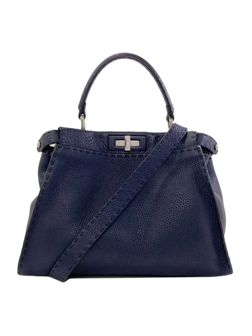 Fendi Peekaboo 2-Way Handbag Calfskin